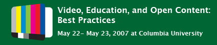 Video, education, and open content