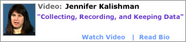Collecting, Recording, and Keeping Data