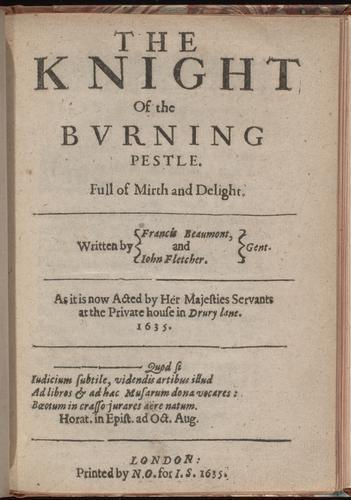 The Knight Of the Bvrning Pestle